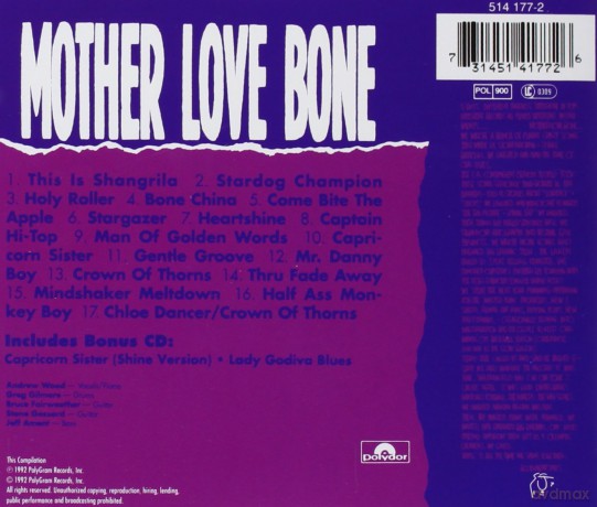 Mother Love Bone: Mother Love Bone [2CD]