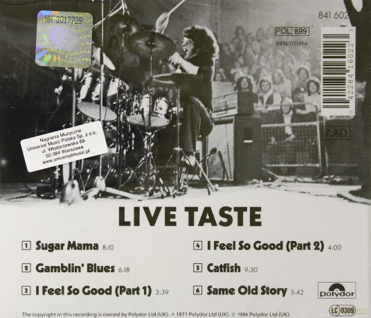 Taste: Live Taste [CD]