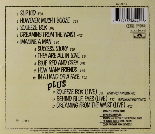 Who: The Who By Numbers [CD]