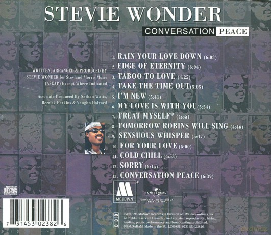 Stevie Wonder: Conversation Peace [CD]