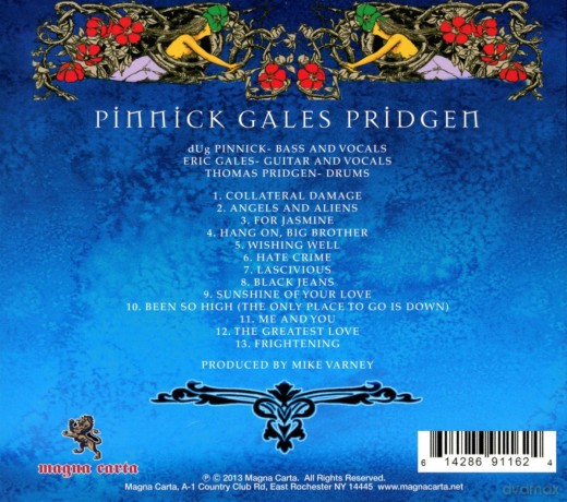 Pinnick Gales Pridgen: Pinnick Gales Pridgen (digipack) [CD]