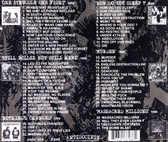 The Varukers: 1984-2000 [2CD]