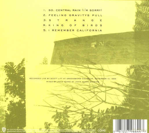 R.E.M.: Live In Greensboro (ecopack) [CD]