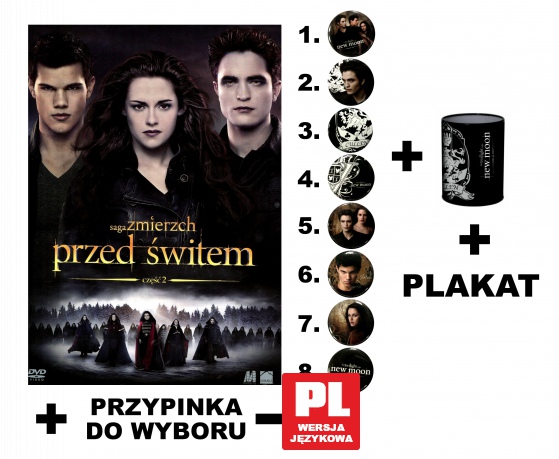 Zmierzch 4: Przed Świtem - Część 2 [DVD]+[PLAKAT]