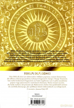Biblia dla dzieci [KSIĄŻKA]