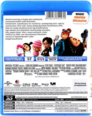 Minionki rozrabiają [Blu-Ray 3D]+[Blu-Ray]