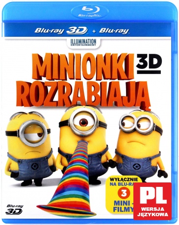 Minionki rozrabiają [Blu-Ray 3D]+[Blu-Ray]