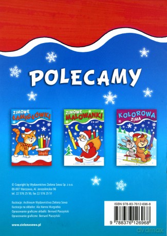 Zimowe Malowanki: 3-4 Lata  [KSIĄŻKA]