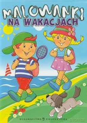 Malowanki. Na wakacjach. [KSIĄŻKA]