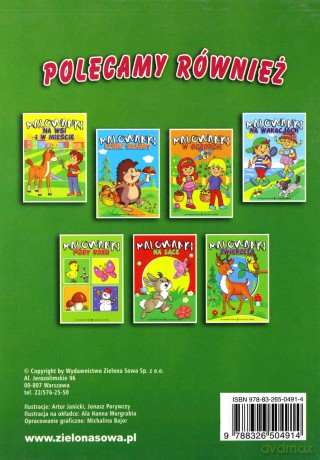 Malowanki. W domu [KSIĄŻKA]