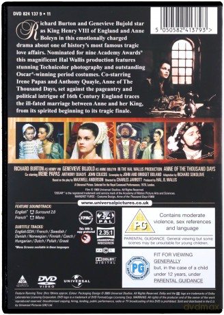 Anna Tysiąca Dni [DVD]