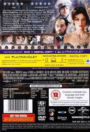 Anna Karenina (2012) [DVD]