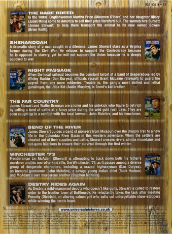 The James Stewart: Westerns Collection [BOX] [7DVD]