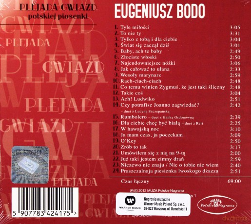 Eugeniusz Bodo: Umówiłem Się Z Nią Na 9-Tą [CD]