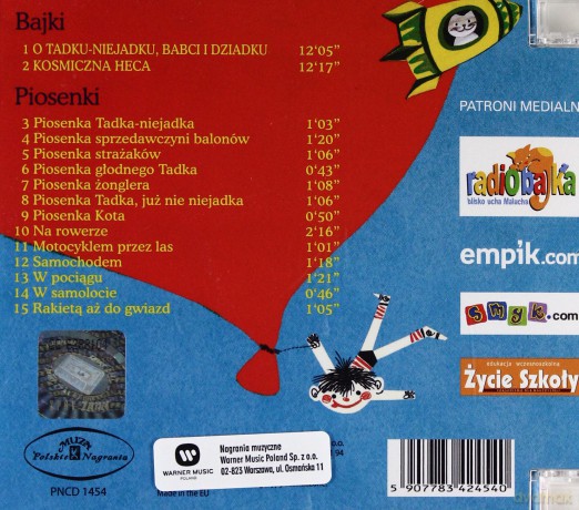 O Tadku-Niejadku/Kosmiczna Heca - Bajki Muzyczne [CD]