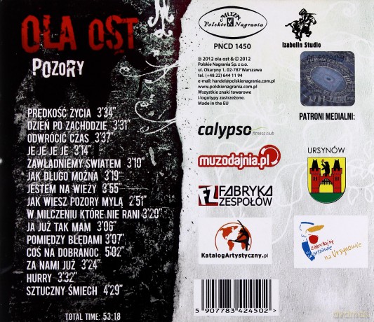 Ola Ost: Pozory [CD]