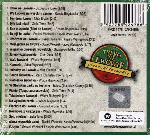 Piosenki Lwowskie [CD]