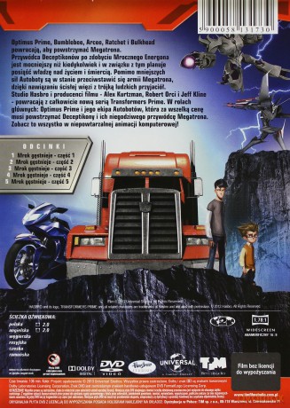 Transformers Prime sezon 1 cz. 1 [DVD]