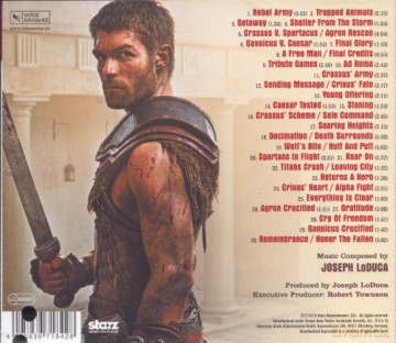 Spartacus War of the Damned soundtrack (Spartakus: Wojna potępionych) (Joseph loDuka) [CD]