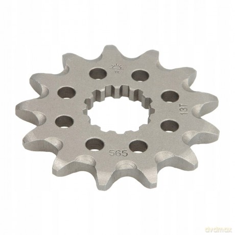 Zębatka przednia stal łańcuch 520 ilość zębów 13 KAWASAKI EN, ER, ER-6F, ER-6N, EX, KLE, KLR, KLX, KX, W, Z; SUZUKI GS, RGV, SFV, SV; YAMAHA DT, FZ, M JT JTF565,13SC (samooczyszczająca)