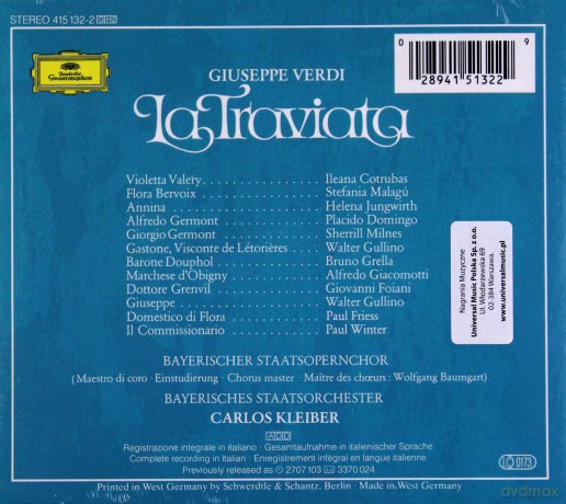 Kleiber Bsto:Verdi:La Traviata (BOX) [2CD]