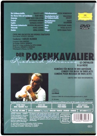 Kleiber, Bayer.Staats.: Strauss: Die Rosenkavalier [2DVD]