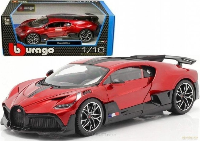 Bugatti Divo metalik red 1:18