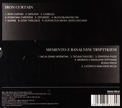 SBB: Iron Curtain + Memento [2CD]