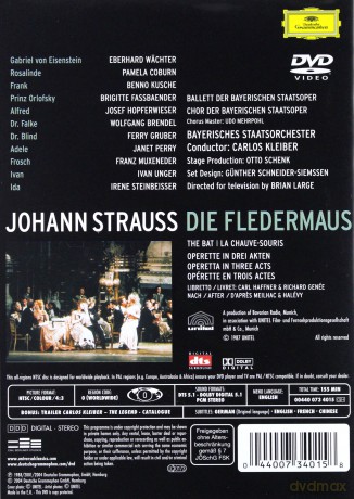 Carlos Kleiber: Johann Strauss - Die Fledermaus [DVD]