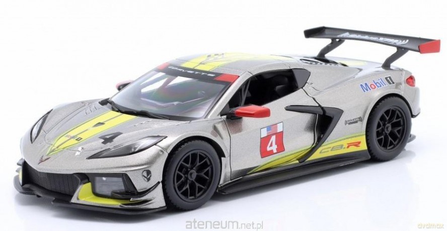 Chevrolet Corvette 2020 silver 1:24