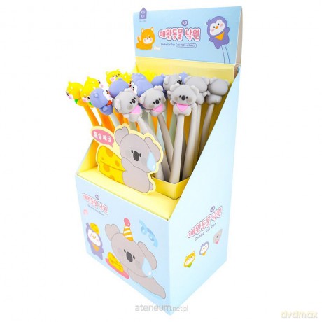 Długopis żelowy Silky Friends MIX (24szt)