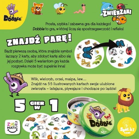 Dobble Zwierzaki [GRA]