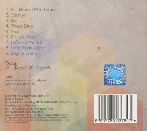 Osada Vida: Particles (digipack) [CD]