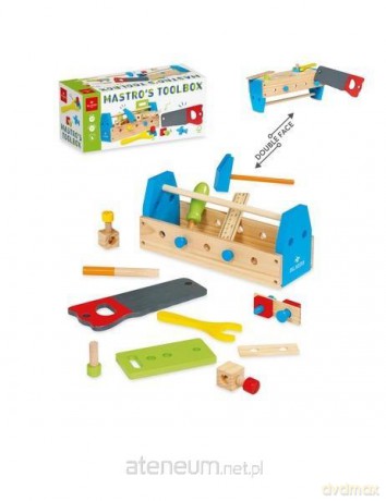 Drewniana skrzynka z narzędziami