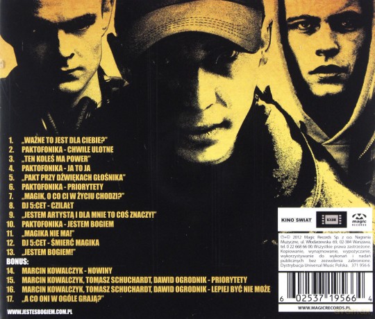 Jesteś Bogiem (Paktofonika) + soundtrack Pakiet [DVD]+[CD]