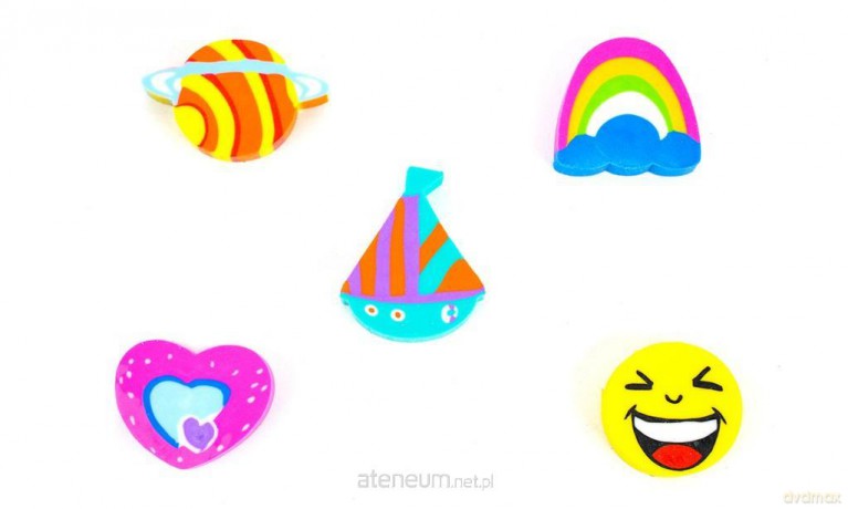 Gumka Shapes 5szt