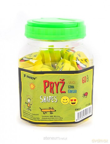 Gumka Shapes emotikonka (60szt)