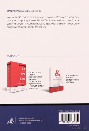 Kodeks drogowy [KSIĄŻKA]