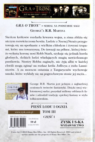 Nawałnica mieczy, tom 1. Stal i śnieg (Pieśń Lodu i Ognia, tom 3) (TW) [KSIĄŻKA]