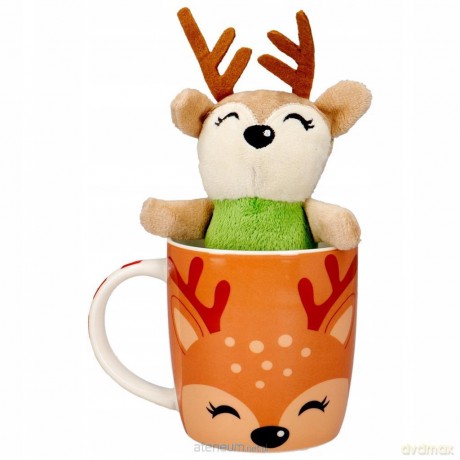 Kubek z maskotką Merry Christmas 380ml