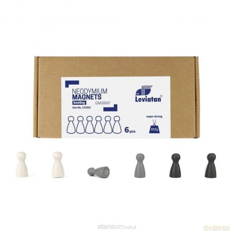 Magnesy neodymowe Bowling gradient 6szt