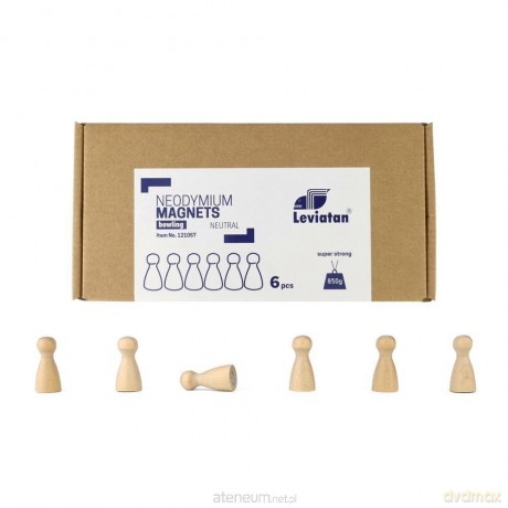 Magnesy neodymowe Bowling neutral 6szt