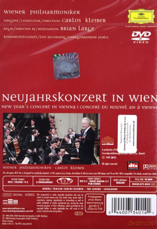 Kleiber: Neujahrskonzert 1989 [DVD]