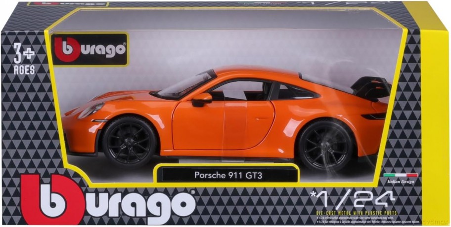 Porsche 911 GT3 orange 1:24