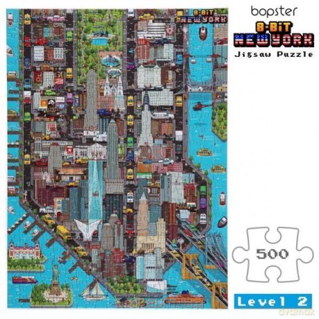 Puzzle 500 8-BIT Nowy Jork [PUZZLE]