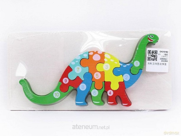Puzzle drewniane - dino