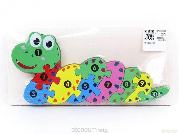 Puzzle drewniane - wąż