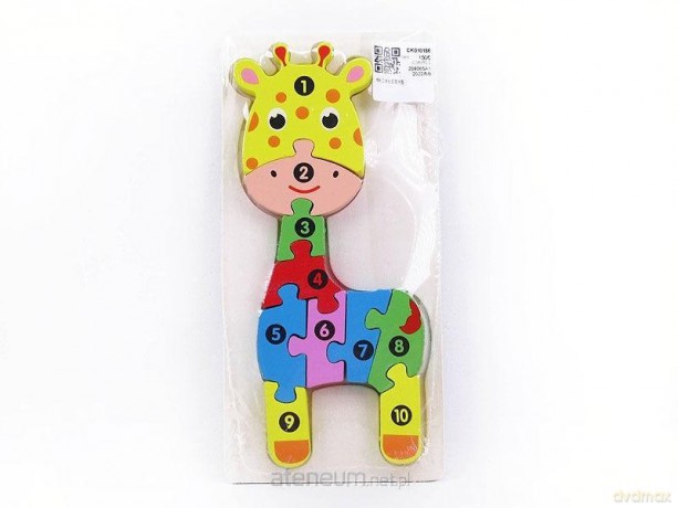 Puzzle drewniane - żyrafka