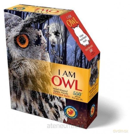 Puzzle konturowe 550 I am - Sowa [PUZZLE]