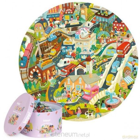 Puzzle okrągłe 150 Życie w mieście [PUZZLE]